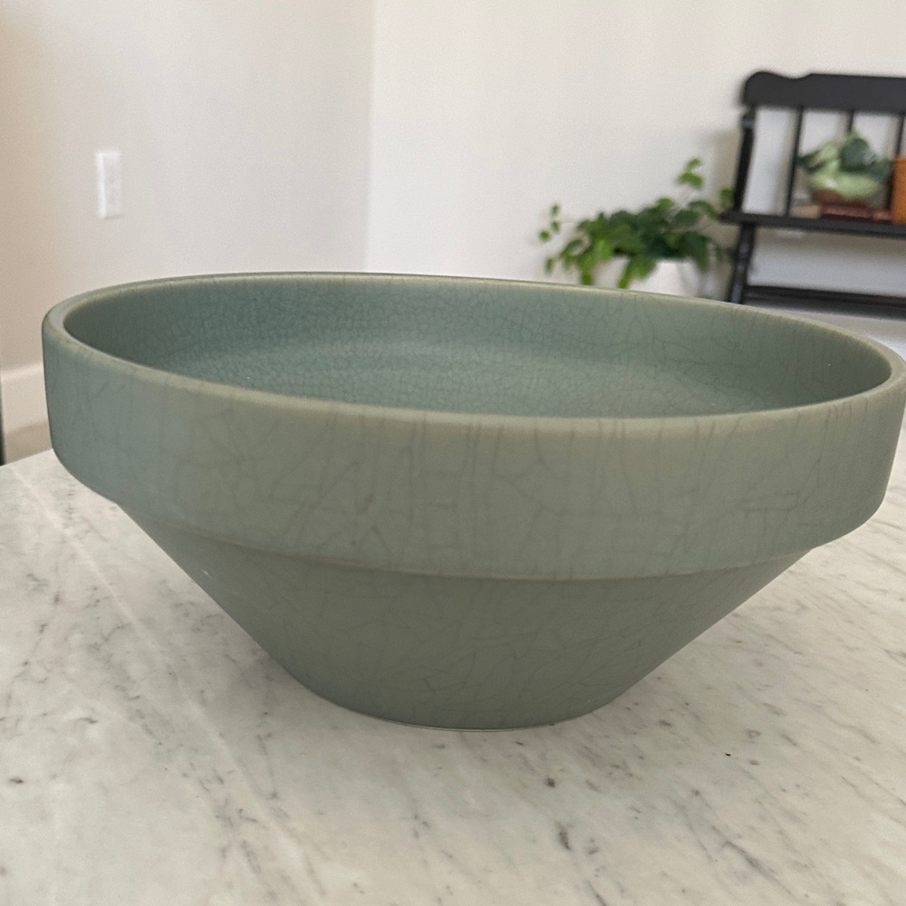Studio McGee Target Green Decorative Bowl